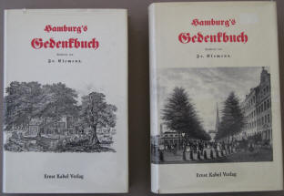 Clemens: Hamburgs Gedenkbuch. Chronik der Stadt Hamburg 1844.