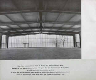 Architekten Herbert Sprotte und Peter Neve in Hamburg Messehalle 1953