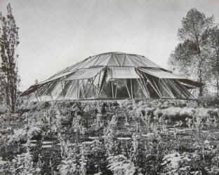 Tropenhaus in Planten un Blomen von Architekt Bernhard Hermkes