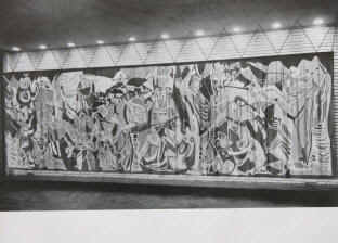 Gabriele Stock-Schmilinsky: Batikvorhang 1953 in Hamburg