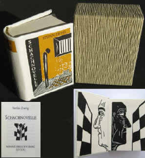 Minibuch Schachnovelle von Stefan Zweig Erste Auflage mit Illustrationen von Elke Rehder