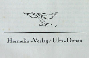 Verlagssignet des Hermelin-Verlages vom Künstler Edwin Scharff 1922 entworfen.