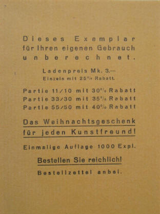 Jakob Hermelin Verlag Information 1924
