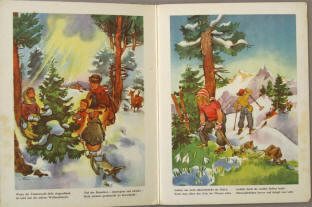 Anton Kolnberger Kinderbuch Sommerblumen, Großformat 1950.