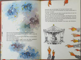 Bilderbuch Illustrationen Klaus Brunner, Max Bolliger: Das alte Karussell.