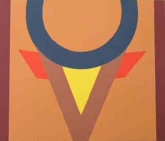 Klaus Raasch - MEMO XXVI. Farbige Originalgrafik (Typografik) von Klaus Raasch
