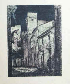 Hugo Steiner-Prag - Farbige Original-Lithographie von Hugo Steiner-Prag Motiv Format 22 x 16,5 cm auf Blattformat 32,1 x 24,1 cm. 