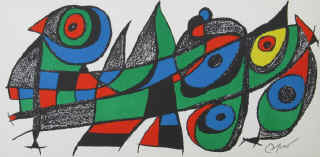 Joan Miró - Japan, Japon, Japón, Nippon Escultor Original lithograph signed by Joan Miró.