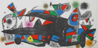 Joan Miró - Escultor Denmark, Danmark, Dänemark, Danemark, Dinamarca l lithograph 1974.