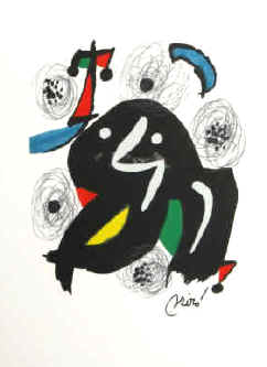 Joan Miró Lithographs - La Mélodie Acide