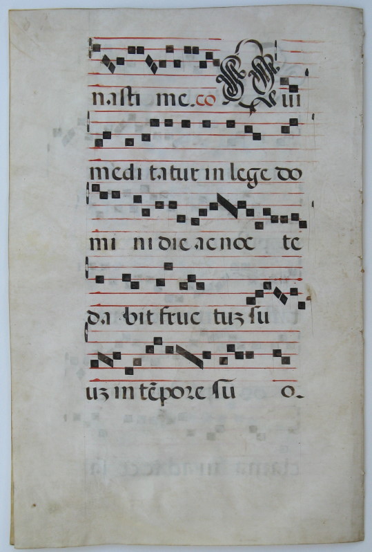 Antiphonale Psalm 1, 2, 3. Qui meditatur in lege Domini die ac nocte, dabit fructum suum in tempore suo