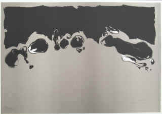 Farblithographie. Motiv Format 40,4 x 57,8 cm auf Blattformat 42 x 59,5 cm. Die farbige Lithographie signiert, datiert 1962  nummeriert. Auflage 100 Exemplare.