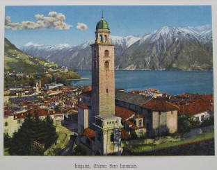 Lugano Chiesa San Lorenzo 1900.