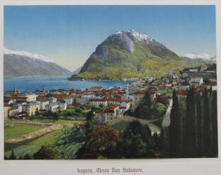 Lugano Monto San Salvatore 1900.