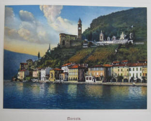 Morcote, Lago di Lugano 1900.