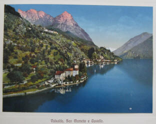 Valsolda, San Mamette e Castello. Lago di Lugano.