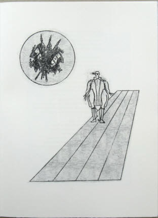 Die Ballade vom Soldaten Lithographie von Max Ernst