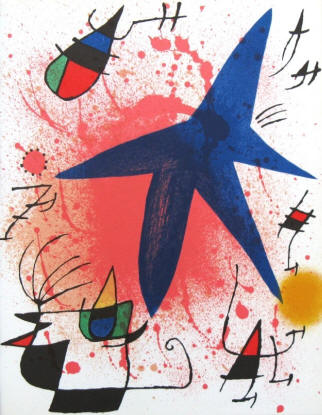 Joan Miro - Lithographe I, 1972.  Michel Leiris, Fernand Mourlot.