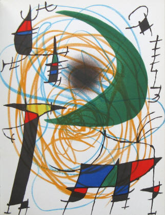 Lithographie V -  Joan Miro, Michel Leiris, Fernand Mourlot.. Der Lithograph I, Weber, Genf 1972.