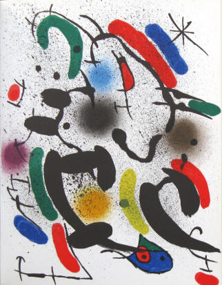Lithograph VI  - Joan Miro, Michel Leiris, Fernand Mourlot.. Der Lithograph I, Weber, Genf 1972.