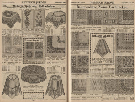 Baumwollene Zwirn-Tischdecken, Kaffeedecken, Tellerdecken, Fischerleinen Decken