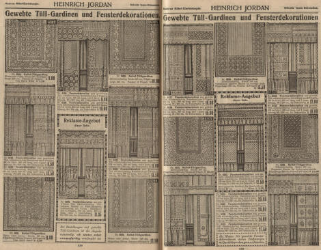 Gewebte Tüll-Gardinen und Fensterdekorationen, Relief-Tüllgardine