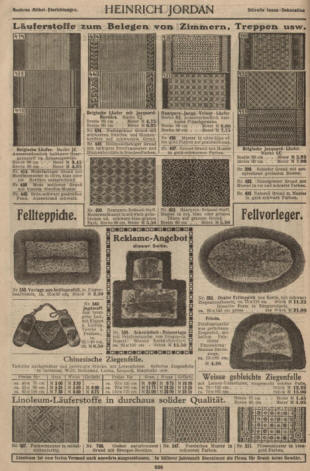 Fellteppiche, Fellvorleger, Belgische Jacquard-Läufer, Haargarn Jacquard Velours, Belgische Läufer, Ziegenfelle, Linoleum-Läuferstoffe