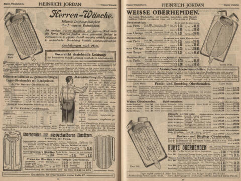 Herren-Wäsche nach Maß, Oberhemden mit auswechselbaren Einsätzen, anknöpfbare Ärmelmanschetten, Frack- und Smoking-Oberhemden, Oberhemden mit Vorderschluss und Rückenschluss