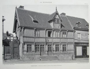 Vimoutiers - Hotellerie des Moines de Jumieges. La Normandie.