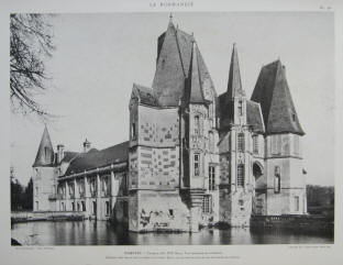 Mortrée - Chateau D'O, La Normandie 1931.