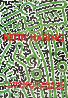  Keith Haring  For Maria art exhibition poster from 1985.  9 September - 13 November 1994 at Deichtorhallen Hamburg. 