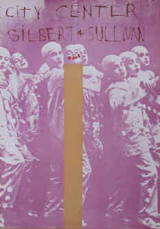 Jim Dine - City Center. Gilbert and Sullivan. Poster designed by Jim Dine for Gilbert and Sullivan operas at the New York City Center in 1968. Limited edition