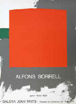 Alfons Borrell - Original color lithograph 1990 Galeria Joan Prats Barcelona