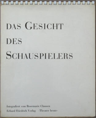 Das Gesicht des Schauspielers fotografiert von Rosemarie Clausen.