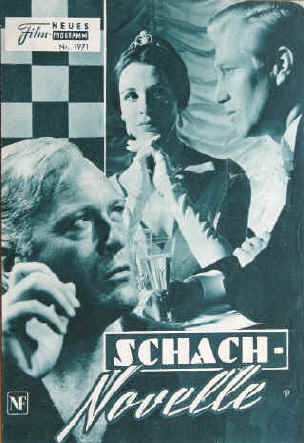 Schachnovelle Neues Filmprogramm Wien, Curd Juergens Spilefilm von 1960
