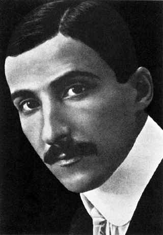 Stefan Zweig im Alter von ca. 23 Jahren als Student in Wien