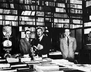 Stefan Zweig bei seiner ersten Brasilienreise 1936 in der Buchhandlung Guanabara in Rio de Janeiro