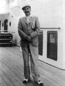 Stefan Zweig an Bord des Linienschiffes Alcantara 1936
