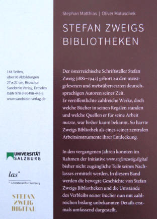 Stefan Zweig Bibliotheken 2018 digital