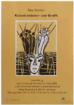 schachnovelle signiertes Poster,- Plakat der Ausstellung in Hannover 2006