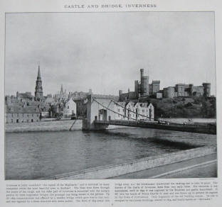 Scotland photography of Inverness castle and bridge.