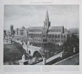 Glasgow Cathedral photograph before 1910.