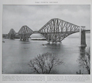 The Forth Bridge by Sir John Fowler and Sir Benjamin Baker and built by Sir William Arrol.
