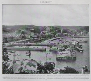 photograph of Rothesay, capital of Bute, Scotland.