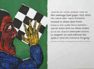 chess story by Stefan Zweig Dr. B illustration chess rage by the German artist Elke Rehder