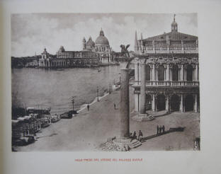 Molo preso dal Verone del Palazzo Ducale di Venezia