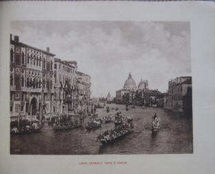 Canal Grande e corso die barche, Venezia 1900