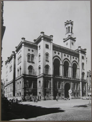 Rathaus in Zittau. Foto Werner Hoffmann, Oelsnitz, 1974.