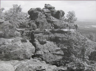 Auf dem Töpferplateau im Zittauer Gebirge. Foto Hoffmann, Oelsnitz.