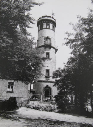 Aussichtsturm auf dem Hochwald 1973, Foto Hoffmann.